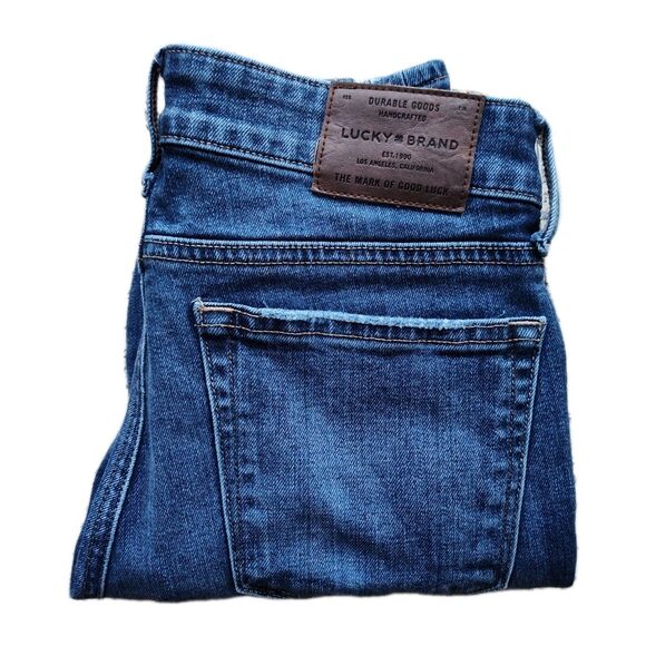 Lucky Brand Stella Skinny Cropped Women's Jeans, Size 2 / 26, Distressed, Blue - Picture 12 of 13